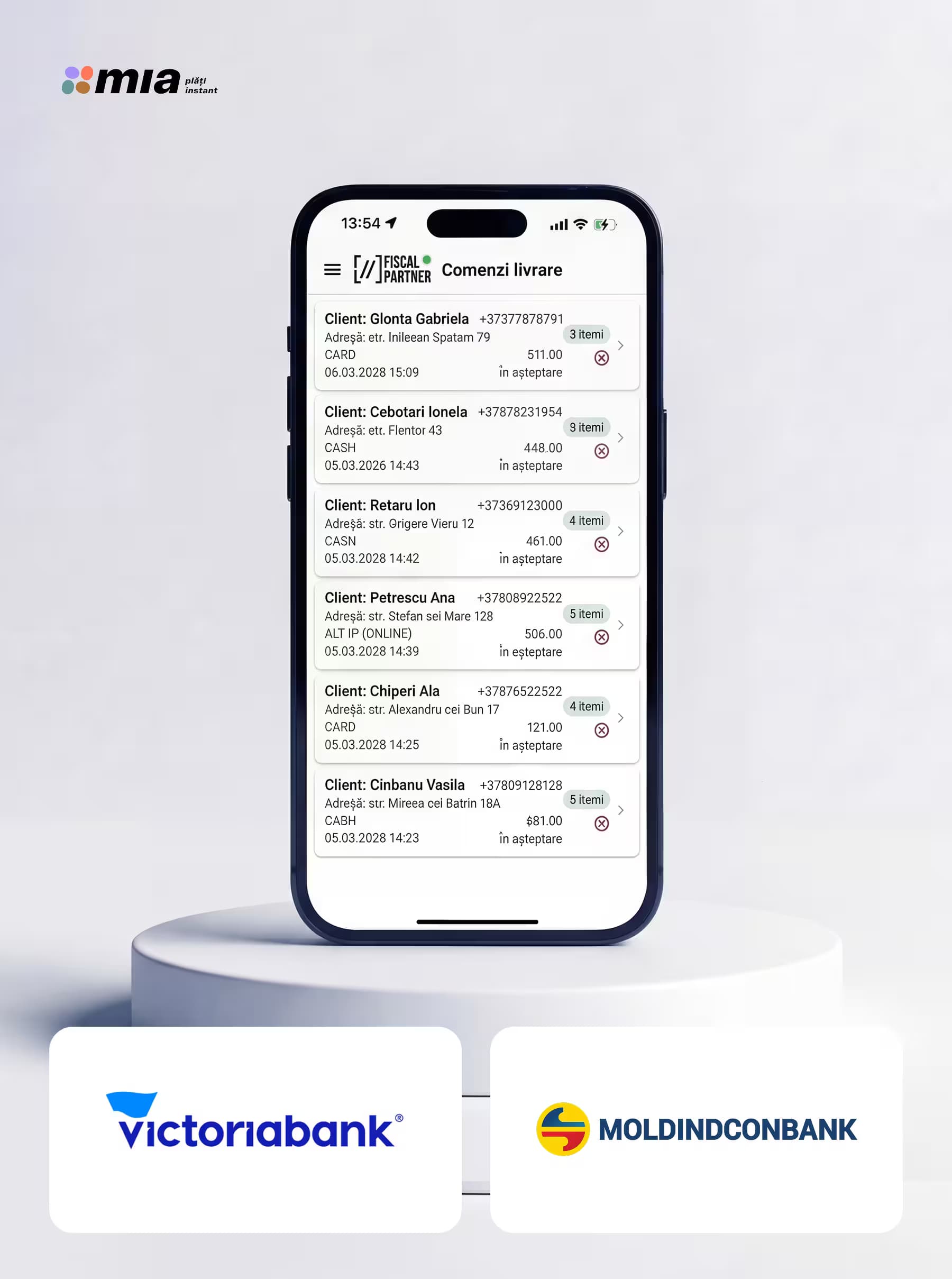 Управление доставками прямо в мобильном приложении
